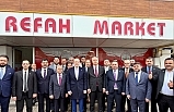 Fatih Erbakan’dan Oğuzeli Belediyesi’ne Anlamlı Ziyaret: Refah Market Açılışında Gövde Gösterisi