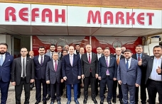 Fatih Erbakan’dan Oğuzeli Belediyesi’ne Anlamlı Ziyaret: Refah Market Açılışında Gövde Gösterisi