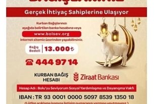 Kurban Bağışında Şok Suçlama! Bolsev Vakfı...